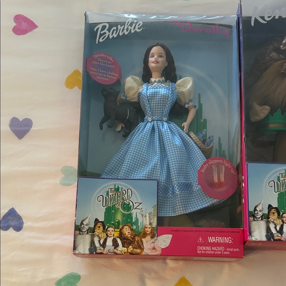 Barbie Dorothy Doll in Blue and White Dress